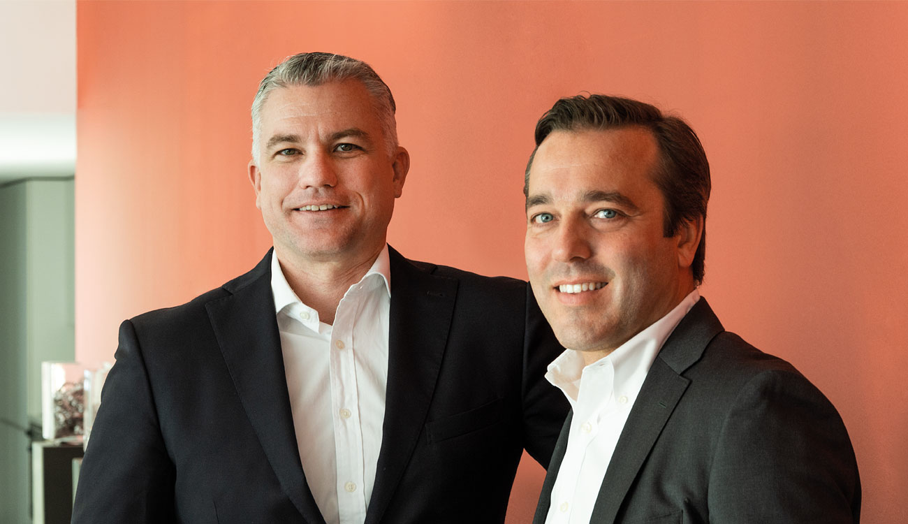 Portrait von Clemens Ruckstuhl und André Müller Portrait von Clemens Ruckstuhl und André Müller