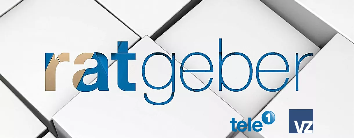 Headerbild mit tele1 Logo und vz Logo